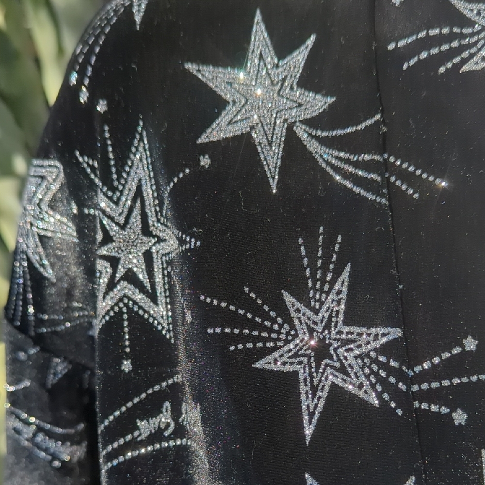 Victoria's Secret Glittery Stars Kimono Robe - Limited Runway Edition S/XS - Picture 4 of 9